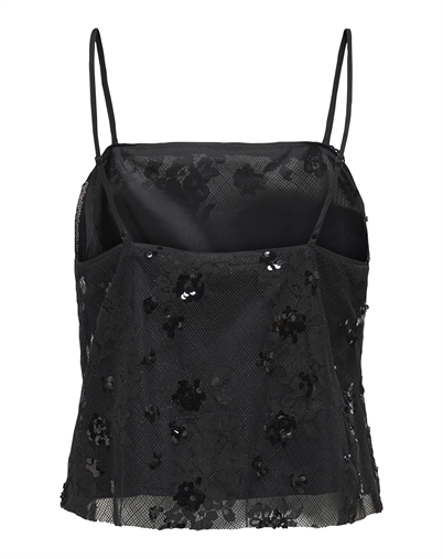  Only - ONLSinna Lace Singlet Top - Black